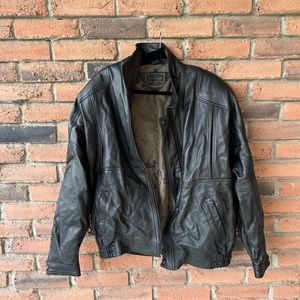 Mens Genuine Leather Lambskin Jacket Size XL